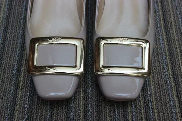 RV Shallow mouth Block heel Shoes Women--051